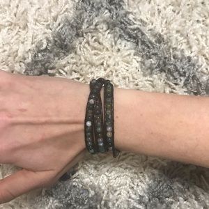 Layered marble bracelet
